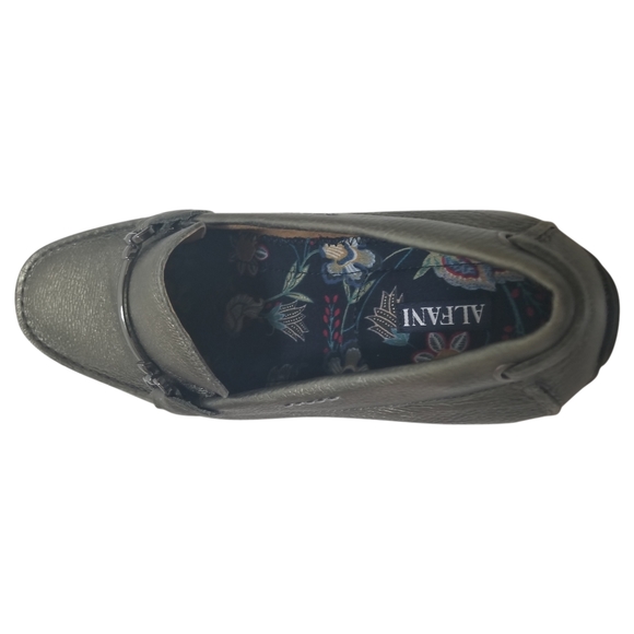 Alfani Mens Marcus Tumbled Drivers Pewter Loafers 9.5 - Picture 4 of 6